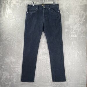 J. CREW Pants men's 32x32 Corduroy Chino Style 770 Straight Fit 5-Pocket Blue